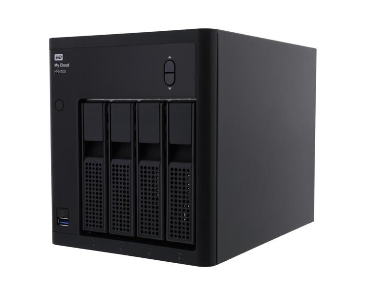 WD 16TB My Cloud PR4100 Pro NAS - Network Attached Storage Model WDBNFA0160KBK-SESN _118MC